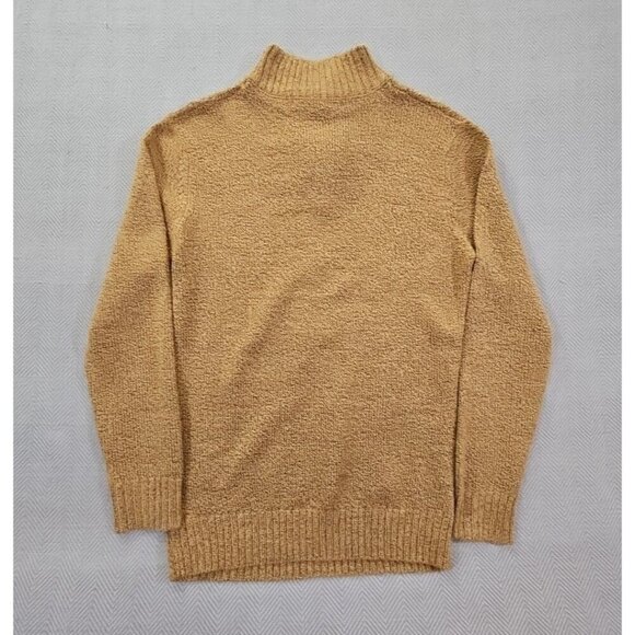 Kian D Wheat Straw Cable Knit 1/4 Zip Long Sleeve Sweater Men's Size Medium EUC - Picture 9 of 12